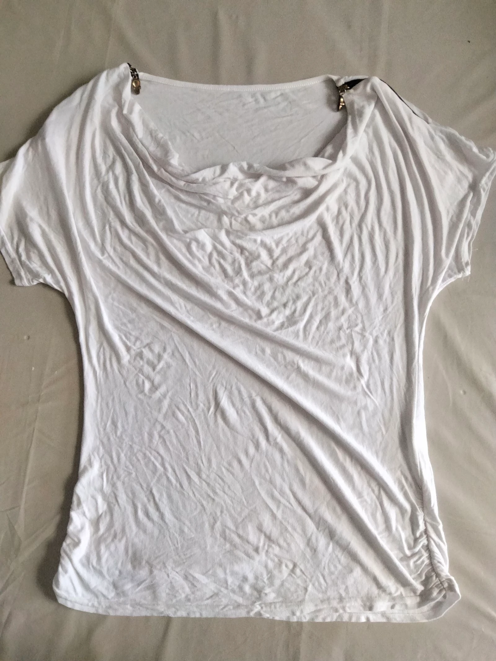 T-shirt manches courtes | Fabriqué en France | Très bon état | Blanc | Taille S